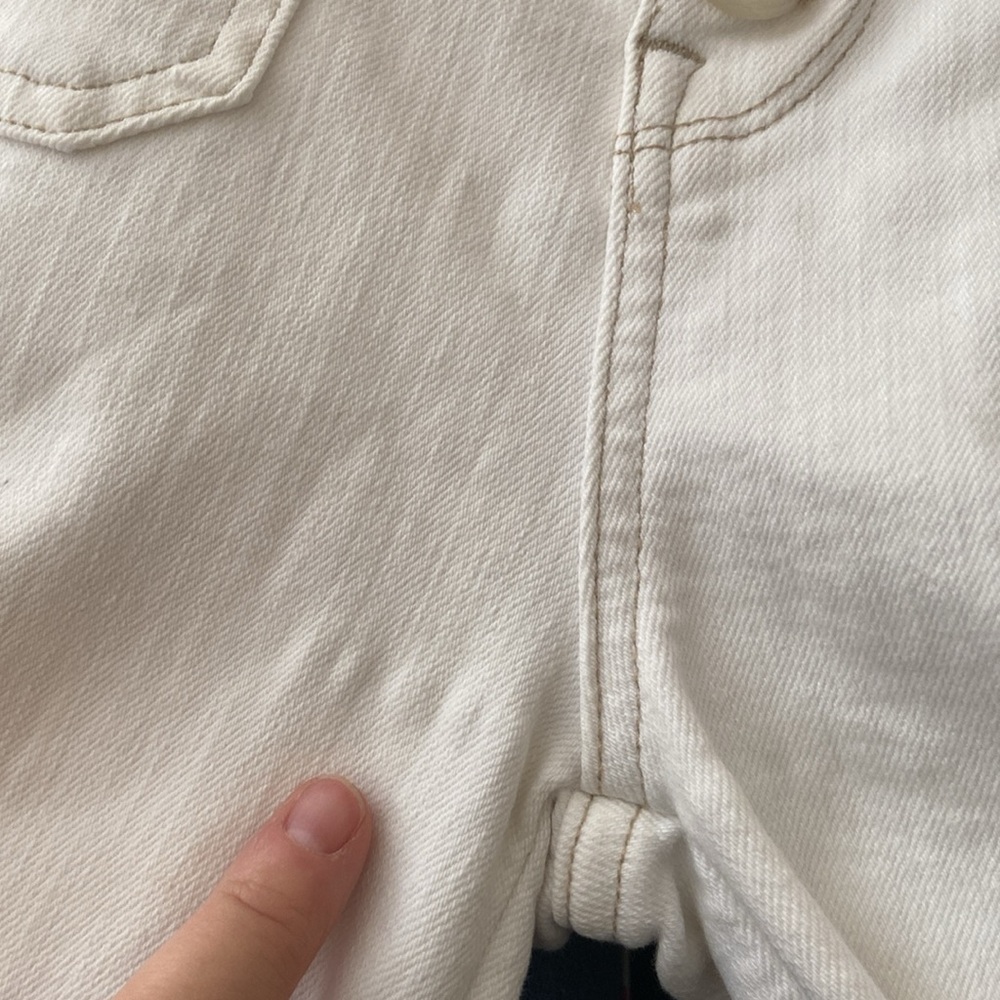 J. Crew Slim Wide-Leg with Contrasting Stitch Button Front Jeans - Picture 11 of 12